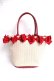 画像1: ｍ petit by misako / AMリボンツキカゴトート  赤 Y-26-03-16-048-LO-BG-SZ-ZY (1)