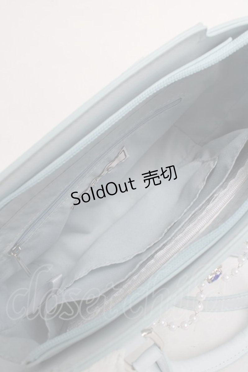 画像4: Ank Rouge / 確定ファンサのおまじないビジューキルティングバニティBag バッグ  サックス Y-26-03-16-053-CA-BG-SZ-ZY (4)