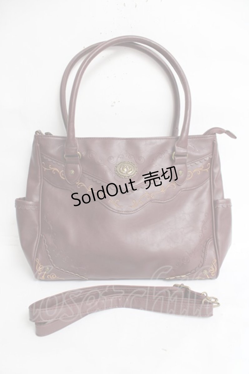 画像1: axes femme / REDLabel A4トートバッグ  ワイン Y-26-03-16-054-AX-BG-SZ-ZY (1)