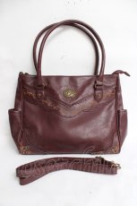 画像1: axes femme / REDLabel A4トートバッグ  ワイン Y-26-03-16-054-AX-BG-SZ-ZY (1)