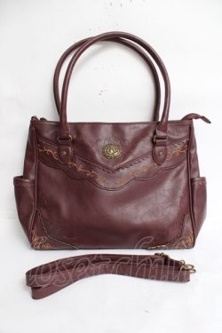 画像1: axes femme / REDLabel A4トートバッグ  ワイン Y-26-03-16-054-AX-BG-SZ-ZY