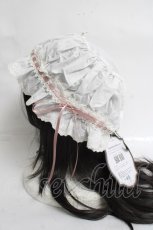 画像2: Kurumi Collaboration / CLK＊フリルキャップ F 淡白 Y-26-03-16-057-LO-AC-SZ-ZT171 (2)