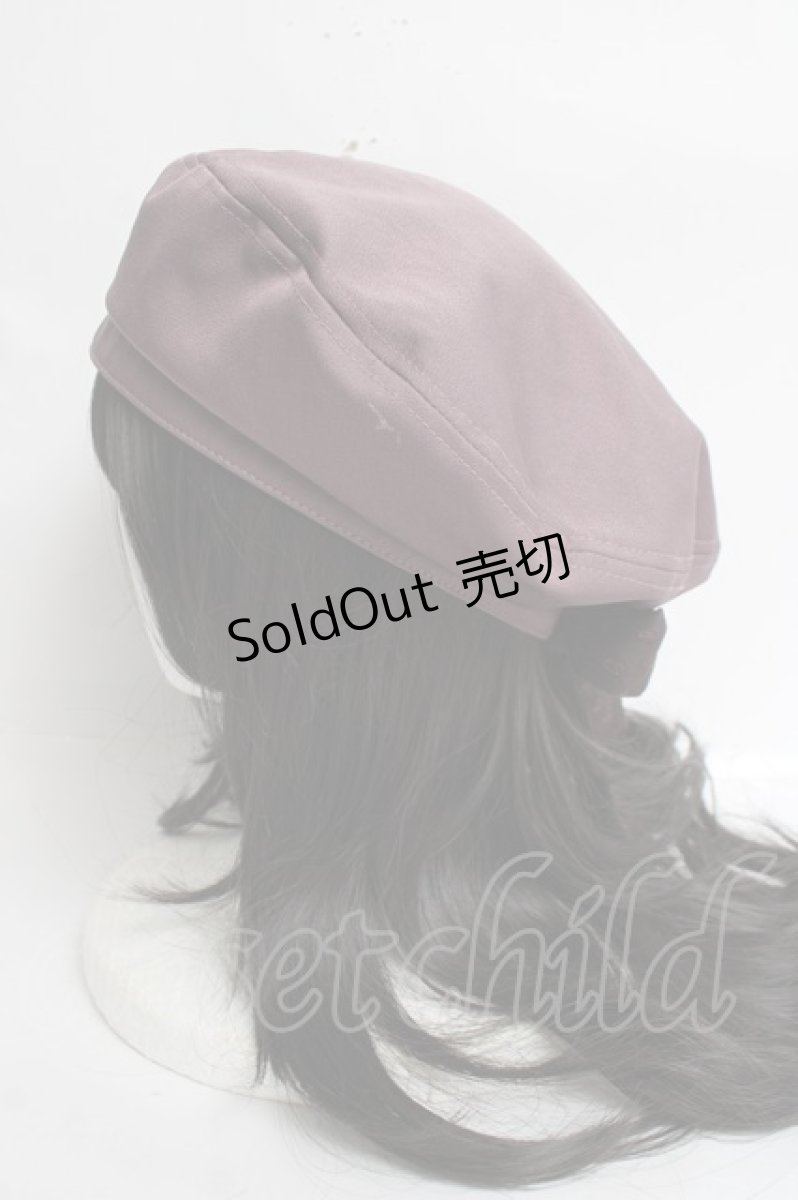 画像2: axes femme POETIQUE / バックリボンベレー帽  ピンク Y-26-03-16-059-AX-AC-SZ-ZTK048 (2)