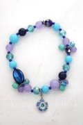 ANNA SUI / ストーンブレスレット  ブルー Y-26-03-16-006-PU-AC-SZ-ZY