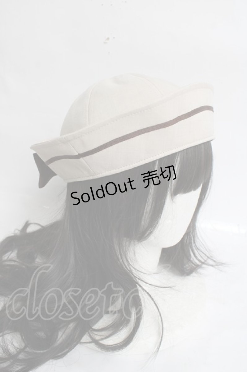 画像1: Kurumi Collaboration / KRM*マリンハット  オフベージュ Y-26-03-16-061-LO-AC-SZ-ZTK048 (1)