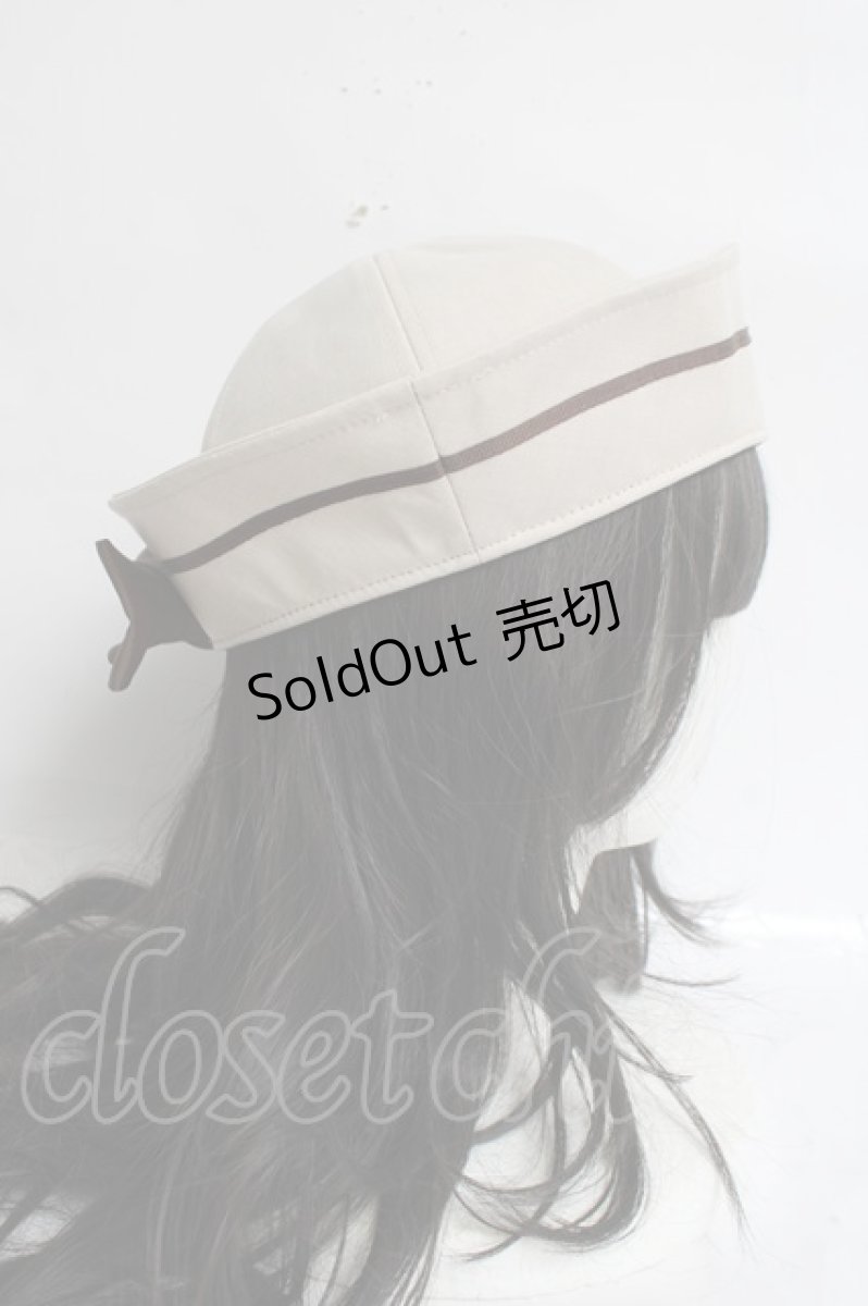 画像2: Kurumi Collaboration / KRM*マリンハット  オフベージュ Y-26-03-16-061-LO-AC-SZ-ZTK048 (2)