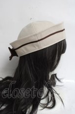 画像2: Kurumi Collaboration / KRM*マリンハット  オフベージュ Y-26-03-16-061-LO-AC-SZ-ZTK048 (2)