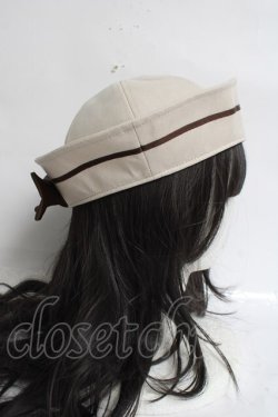 画像2: Kurumi Collaboration / KRM*マリンハット  オフベージュ Y-26-03-16-061-LO-AC-SZ-ZY