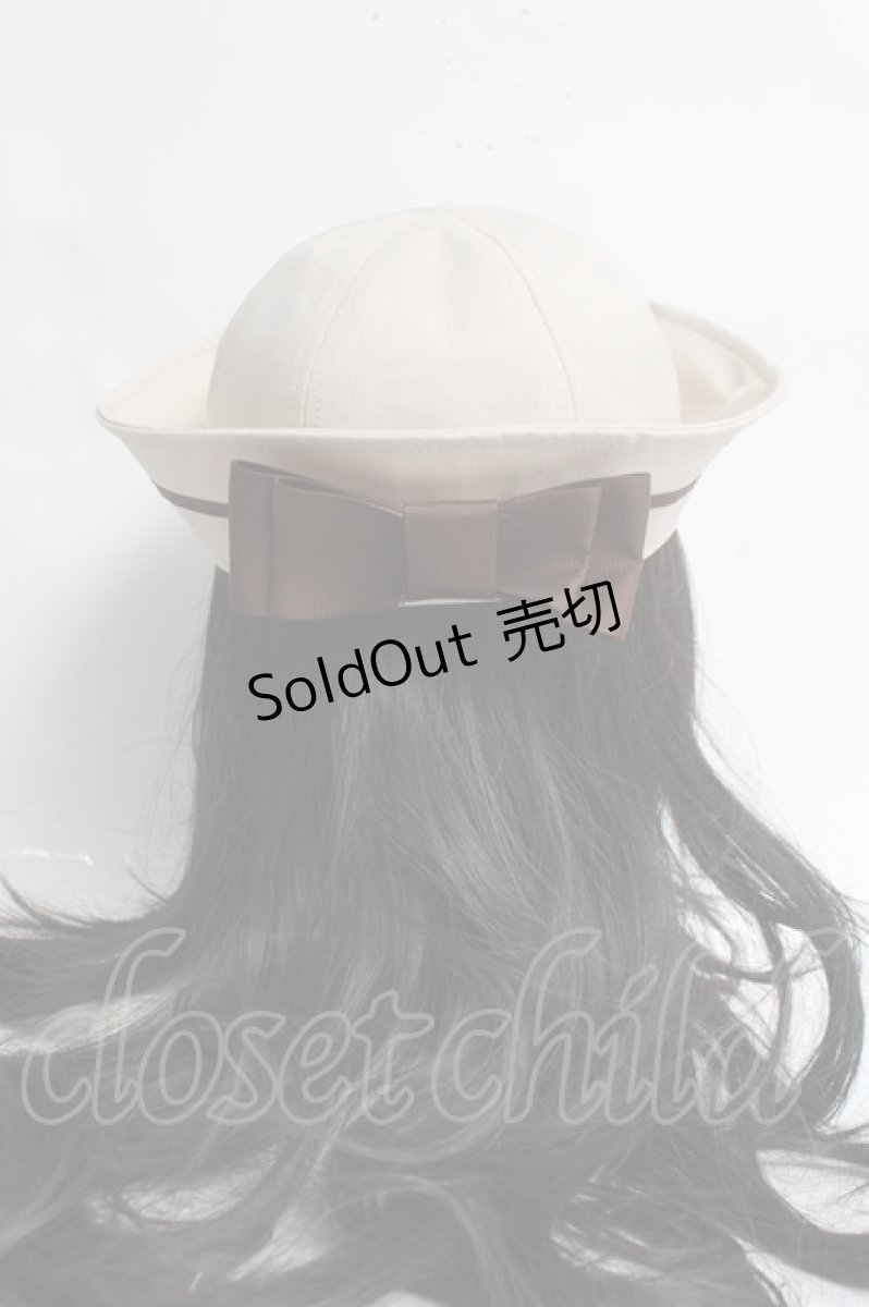 画像3: Kurumi Collaboration / KRM*マリンハット  オフベージュ Y-26-03-16-061-LO-AC-SZ-ZTK048 (3)