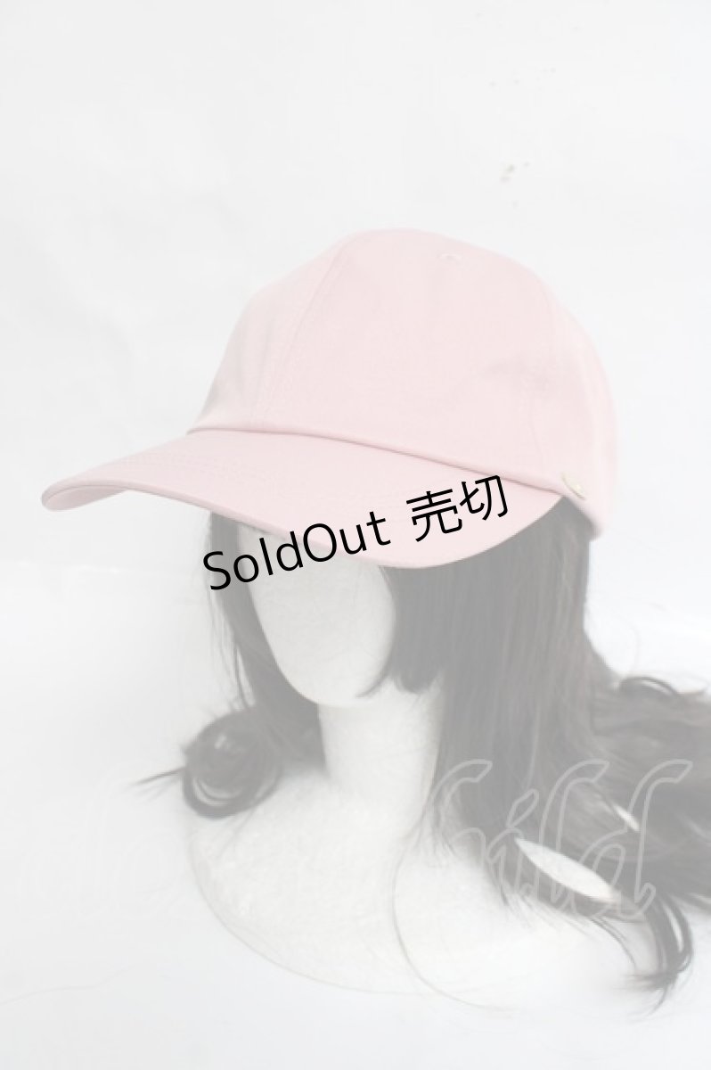 画像1: axes femme / プレート付きキャップ  ピンク Y-26-03-16-064-AX-AC-SZ-ZY (1)