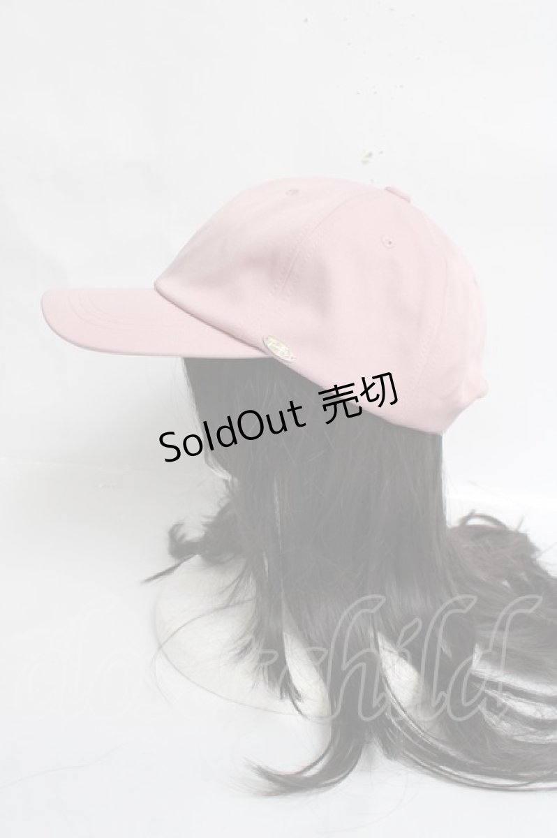 画像2: axes femme / プレート付きキャップ  ピンク Y-26-03-16-064-AX-AC-SZ-ZY (2)