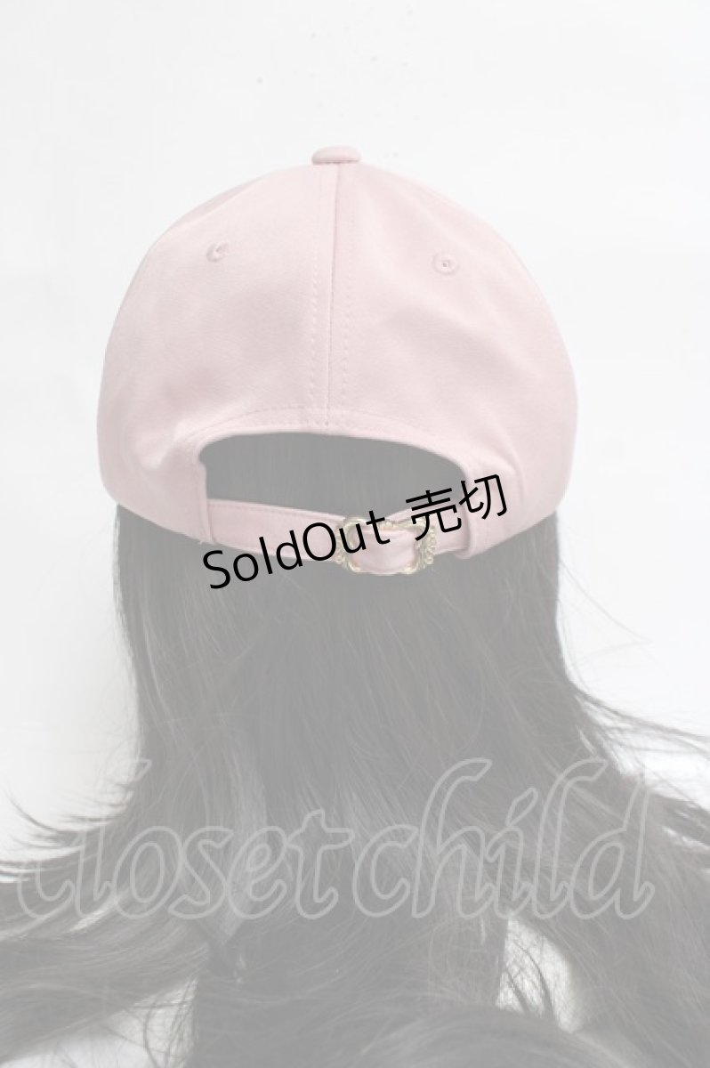 画像3: axes femme / プレート付きキャップ  ピンク Y-26-03-16-064-AX-AC-SZ-ZY (3)