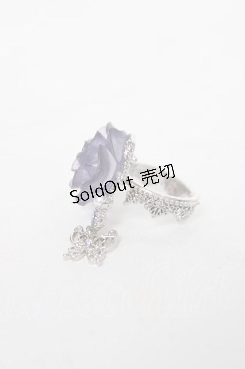 画像2: axes femme / エレガントローズリング  ブルー Y-26-03-16-001-AX-AC-SZ-ZY (2)