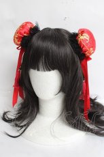 画像1: LOLITAその他(お買取対象外) / シニヨンクリップセット  赤 Y-26-03-16-066-LO-ZA-SZ-ZT171 (1)