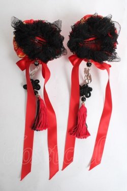 画像4: LOLITAその他(お買取対象外) / シニヨンクリップセット  赤 Y-26-03-16-066-LO-ZA-SZ-ZY