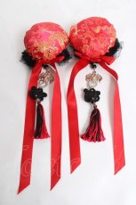 画像3: LOLITAその他(お買取対象外) / シニヨンクリップセット  赤 Y-26-03-16-067-LO-ZA-SZ-ZT006 (3)