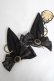 画像3: ALICE and the PIRATES / バステト猫耳クリップ  黒/ゴールド Y-26-03-16-068-PA-AC-SZ-ZY (3)