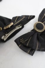 画像4: ALICE and the PIRATES / バステト猫耳クリップ  黒/ゴールド Y-26-03-16-068-PA-AC-SZ-ZY (4)