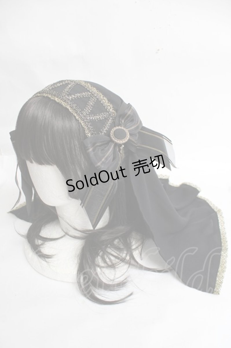 画像1: ALICE and the PIRATES / バステトヴェール  黒/ゴールド Y-26-03-16-069-PA-TO-SZ-ZY (1)