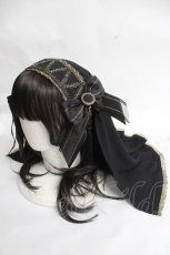 画像1: ALICE and the PIRATES / バステトヴェール  黒/ゴールド Y-26-03-16-069-PA-TO-SZ-ZY (1)