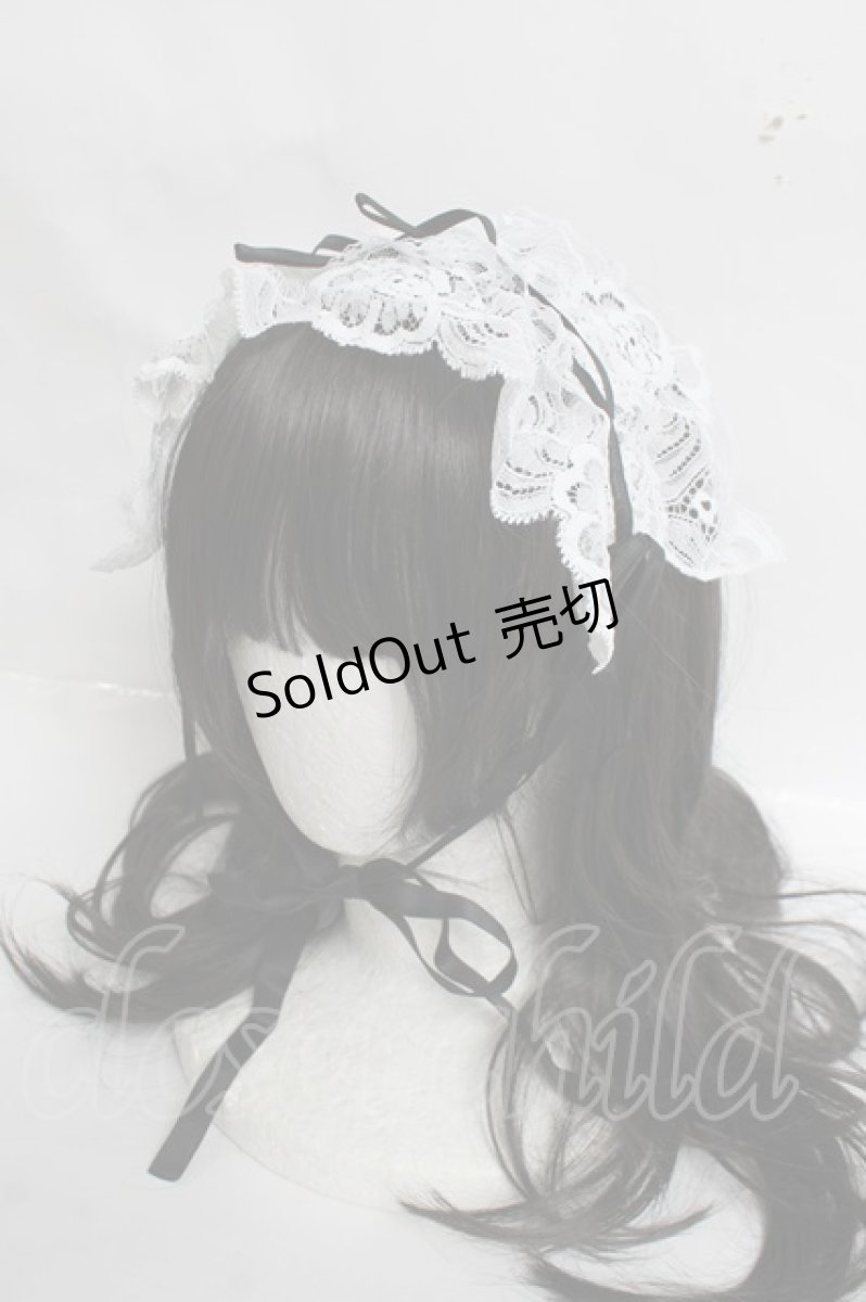 画像1: MABLE / レースヘッドドレス   Y-26-03-16-070-GO-AC-SZ-ZY (1)