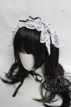 画像1: MABLE / レースヘッドドレス   Y-26-03-16-070-GO-AC-SZ-ZY