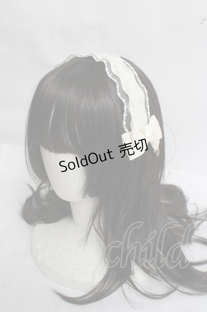 画像1: m petit by misako / AM*NIヘッドドレスA  淡薄橙 Y-26-03-16-071-LO-AC-SZ-ZY (1)