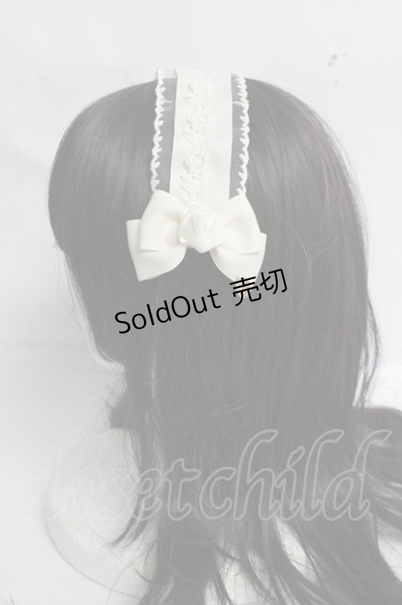 画像2: m petit by misako / AM*NIヘッドドレスA  淡薄橙 Y-26-03-16-071-LO-AC-SZ-ZY (2)