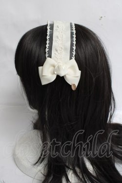 画像2: m petit by misako / AM*NIヘッドドレスA  淡薄橙 Y-26-03-16-071-LO-AC-SZ-ZY