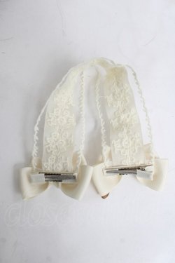 画像4: m petit by misako / AM*NIヘッドドレスA  淡薄橙 Y-26-03-16-071-LO-AC-SZ-ZY