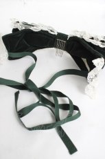 画像5: metamorphose / 別珍リボンヘッドドレス  グリーン Y-26-03-16-072-ME-AC-SZ-ZY (5)