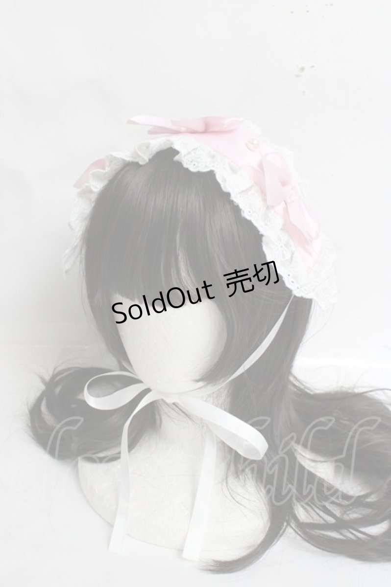 画像1: LOLITA / ヘッドドレス  ピンク Y-26-03-16-073-LO-AC-SZ-ZY (1)