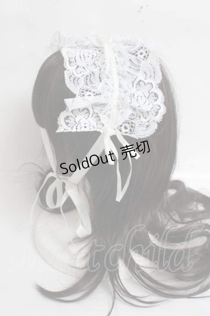 画像2: MABLE / レースヘッドドレス   Y-26-03-16-074-GO-AC-SZ-ZY (2)