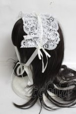 画像2: MABLE / レースヘッドドレス   Y-26-03-16-074-GO-AC-SZ-ZY (2)