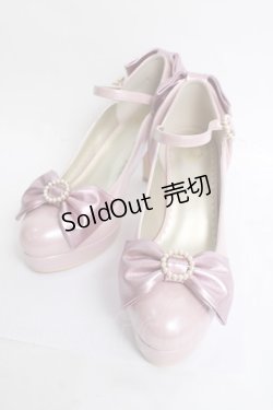 画像1: BABY, THE STARS SHINE BRIGHT / Twinkle Princessパンプス M ピンクパール Y-26-03-16-077-BA-SH-SZ-ZY