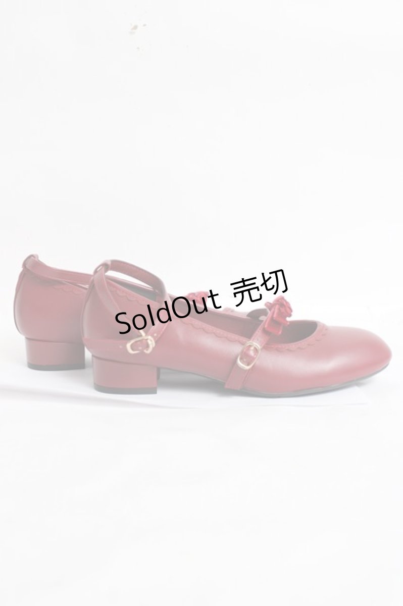 画像4: m petit by misako / ニナス フラットパンプス L 赤 Y-26-03-16-078-LO-SH-SZ-ZY (4)