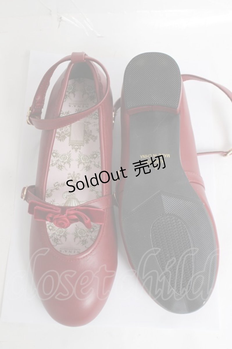 画像5: m petit by misako / ニナス フラットパンプス L 赤 Y-26-03-16-078-LO-SH-SZ-ZY (5)
