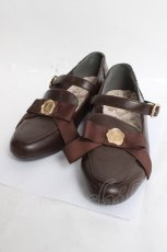 画像1: m petit by misako / AMPUリボンPPS L 中茶 Y-26-03-16-080-LO-SH-SZ-ZY (1)