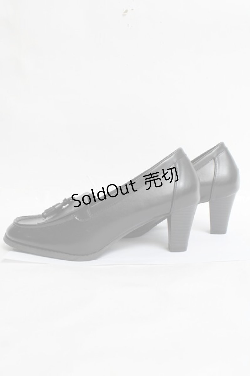 画像2: Kurumi Collaboration / KRPUタッセルローファーP LL 濃黒 Y-26-03-16-087-LO-SH-SZ-ZY (2)