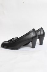 画像2: Kurumi Collaboration / KRPUタッセルローファーP LL 濃黒 Y-26-03-16-087-LO-SH-SZ-ZY (2)