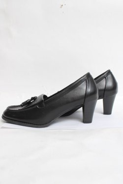 画像2: Kurumi Collaboration / KRPUタッセルローファーP LL 濃黒 Y-26-03-16-087-LO-SH-SZ-ZY