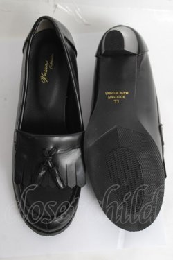 画像5: Kurumi Collaboration / KRPUタッセルローファーP LL 濃黒 Y-26-03-16-087-LO-SH-SZ-ZY