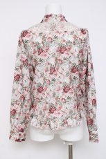 画像2: axes femme / フラワーガーデン柄ブラウス F 生成り Y-26-03-16-088-AX-BL-SZ-ZS (2)
