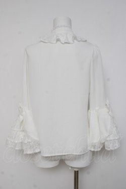 画像3: axes femme kawaii / 姫袖7分丈ブラウス M 白 Y-26-03-16-089-AX-BL-SZ-ZY