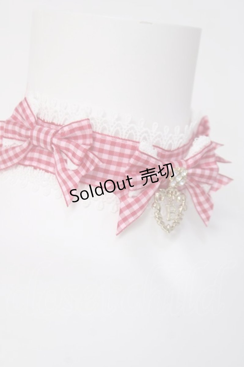 画像2: BABY, THE STARS SHINE BRIGHT / Flancesca Ribbonチョーカー  エンジ/ピンク Y-26-03-16-011-BA-ZA-SZ-ZY (2)