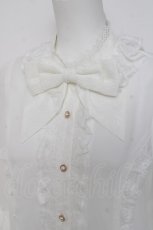 画像4: axes femme kawaii / 姫袖7分丈ブラウス M 白 Y-26-03-16-089-AX-BL-SZ-ZY (4)