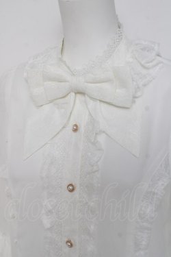 画像4: axes femme kawaii / 姫袖7分丈ブラウス M 白 Y-26-03-16-089-AX-BL-SZ-ZY