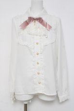画像1: Amavel / 鍵モチーフジャボブラウス F ピンク Y-26-03-16-090-CA-BL-SZ-ZY (1)
