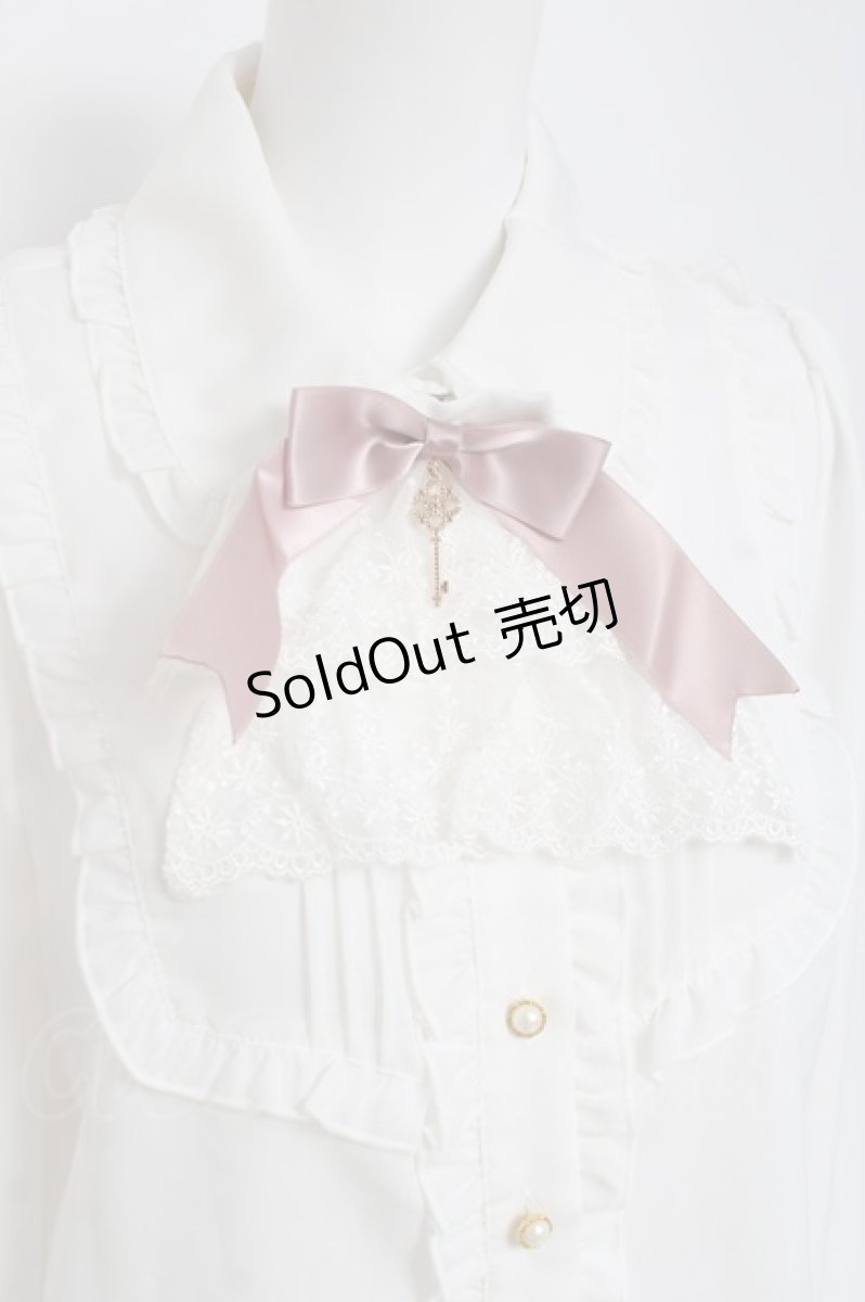 画像3: Amavel / 鍵モチーフジャボブラウス F ピンク Y-26-03-16-090-CA-BL-SZ-ZY (3)