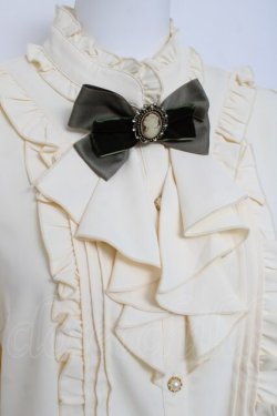 画像3: Amavel / Vintage Doll フリルブラウス F カーキ/生成り Y-26-03-16-091-CA-BL-SZ-ZY